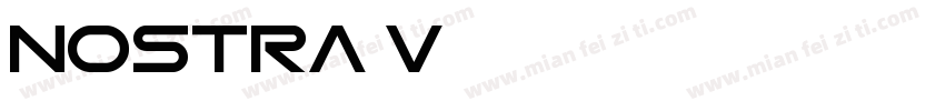 NOSTRA V08字体转换